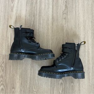 Doc Marten 1460 Smooth Leather Buckle Boots (WORN ONCE)